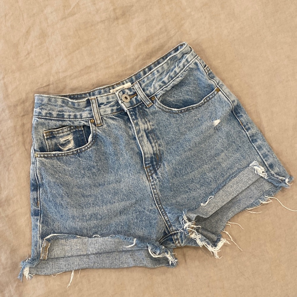 Denim shorts